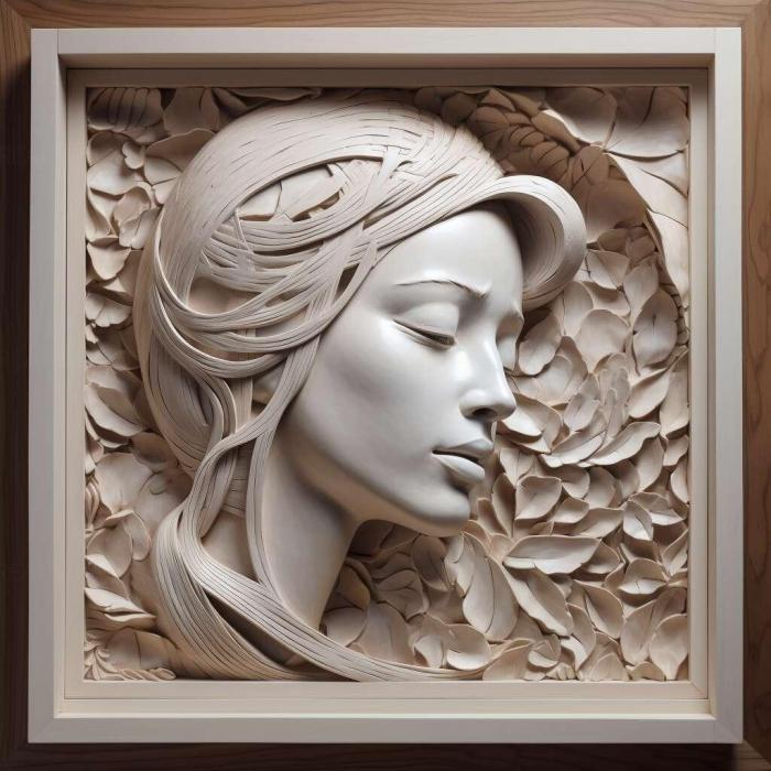 نموذج ثلاثي الأبعاد لآلة CNC 3D Art 